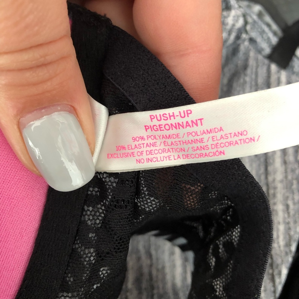 VS Pink Padded Racerback Front Close Bra - Picture 7 of 7